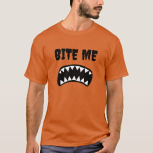 Bite Me lustiges Halloween-Shirt für Männer T-Shirt