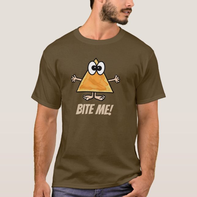 Bite Me Nacho Chip T - Shirt (Vorderseite)
