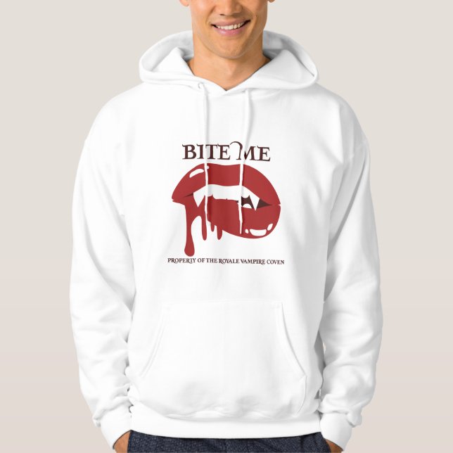 Bite Me Royales Men Hoodie (Vorderseite)
