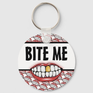 Bite me Schlüsselanhänger