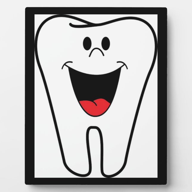 "BITE ME"-TOOTH FOTOPLATTE (Vorderseite)