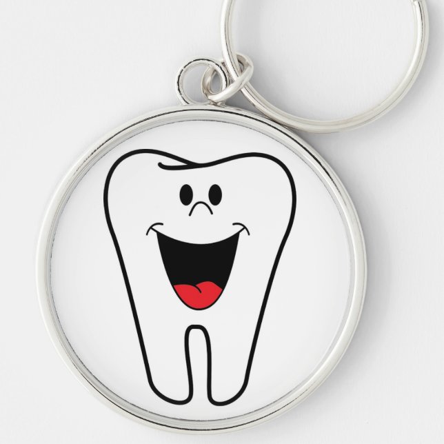 "BITE ME"-TOOTH SCHLÜSSELANHÄNGER (Vorne)