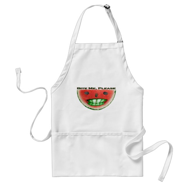 Bite Me Wassermelone Schürze (Vorne)
