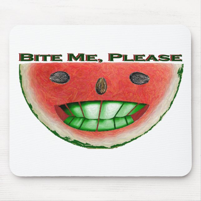 Bite Me Watermelon Mousepad (Vorne)