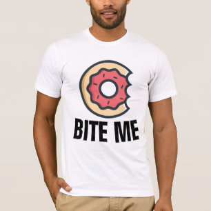 BITE MICH, lustige Donut-T - Shirt