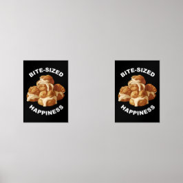 Bite Sized Happiness Profiteroles Posters & Prints Bilderwand Sets