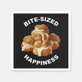 Bite Sized Happiness Profiteroles Serviette