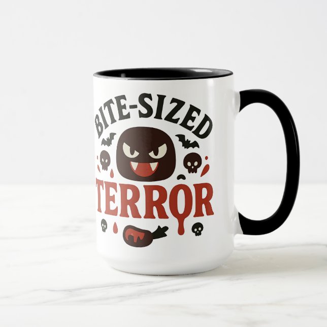 Bite-Sized Terror | halloween  Tasse (Rechts)