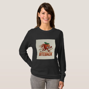 Biteback-Apple-Langarmshirt T-Shirt