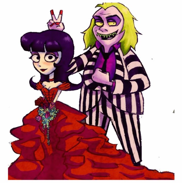 Bitelchus y Sevillana Freistehende Fotoskulptur (Vorne)