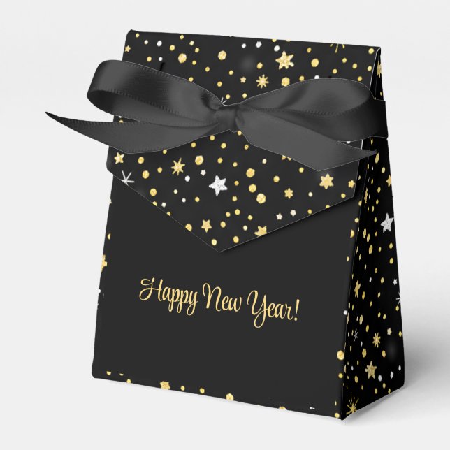 Bites & Bubbly New Years Eve Geschenkschachtel (Vorderseite)