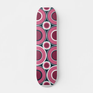 Bitesize Magenta Donuts mit weißer Marine Skateboard