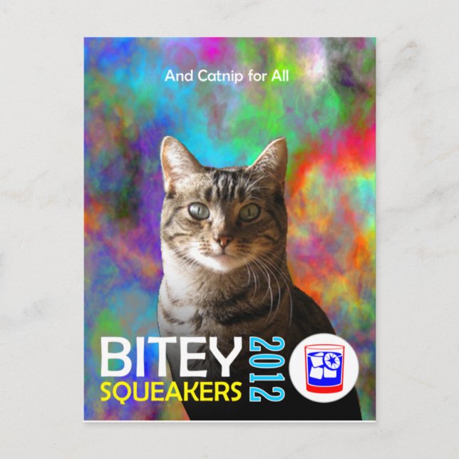 Bitey/Squeakers Ticket (TM) Postcard 4 Postkarte (Vorderseite)