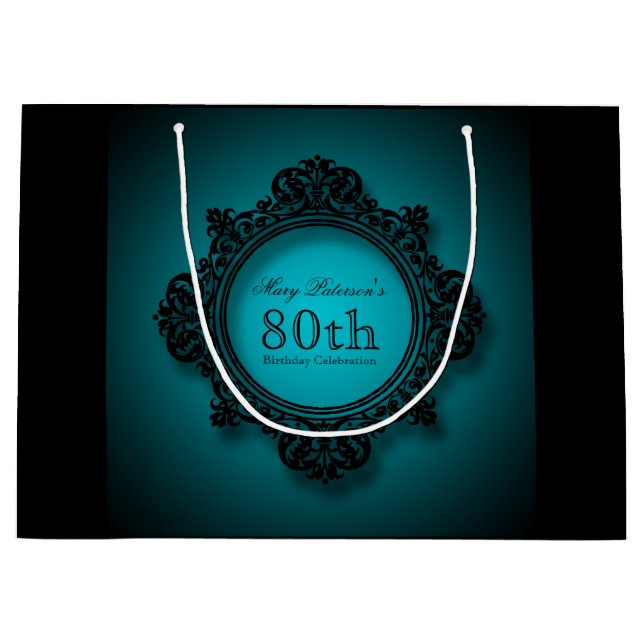 Bithday Celebration Personalisierte Geschenktasche Große Geschenktüte (Vorderseite)