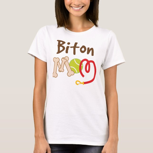 Biton Hundezucht-Mama-Geschenk T-Shirt (Vorderseite)