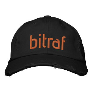 Bitraf - broderes Oberteil Bestickte Baseballkappe