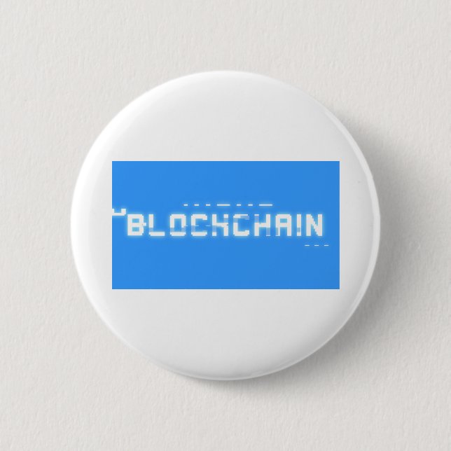 Bitschimmer-Blockkette Button (Vorderseite)