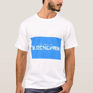 Bitschimmer-Blockkette T-Shirt