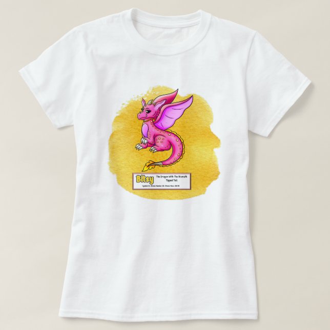 Bitsy Das Bismuth-Element T-Shirt (Design vorne)