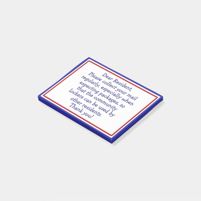 Bitte bestellen Sie Ihre E-Mail Post-it Klebezettel (angewinkelt)