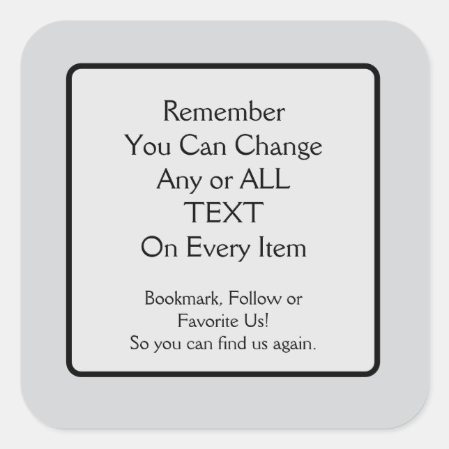 Bitte bewahren Sie einen Link-Quadrat-Aufkleber au Quadratischer Aufkleber (Vorderseite)