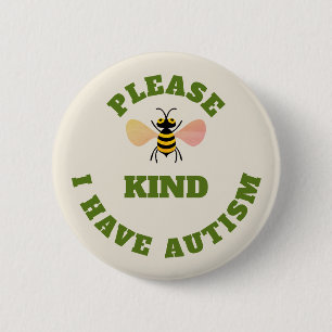 Bitte Bienenart Button