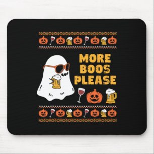Bitte Buh alte Vintage-Geister Halloween-Kostüm Mousepad