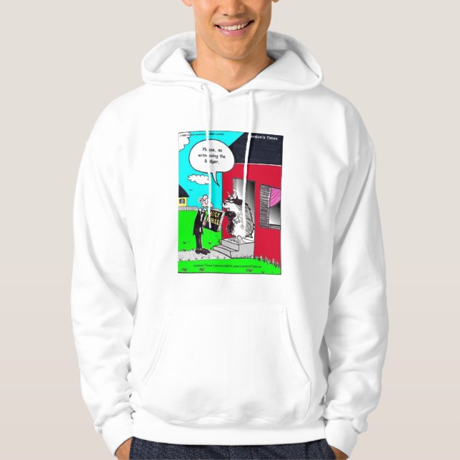 Bitte, das Badger Funny Hoodie wird nicht von R ge (Vorderseite)