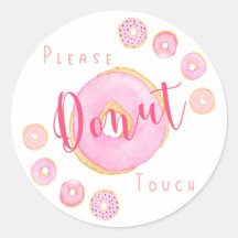 Bitte Donut Touch - Funny Pink Donut