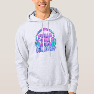 Bitte drehen Sie die Menschheit Autismus Neurodive Hoodie