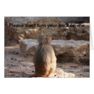 Bitte drehen Sie nicht Ihre Rückseite auf mir