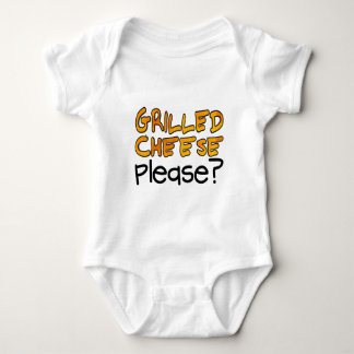 Bitte ein Käse-Schmelzsandwich? Baby Strampler