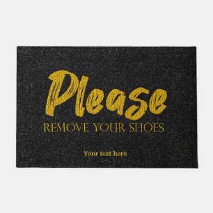 Bitte entfernen Sie Ihre Schuhe Türmatte