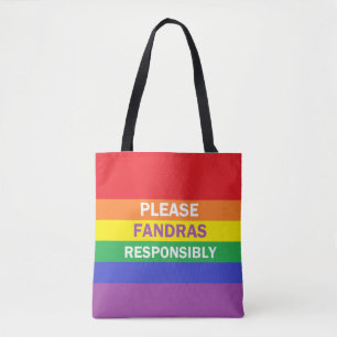 Bitte Fandras verantwortungsbewusstes Tote Bag