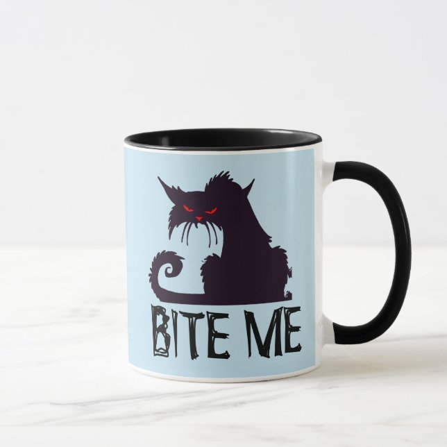 BITTE! Funny Cat Coffee Mugs Tasse (Rechts)