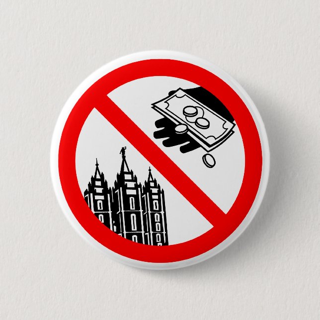 Bitte füttern Sie nicht den Kirchen-Knopf Button (Vorderseite)