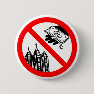 Bitte füttern Sie nicht den Kirchen-Knopf Button