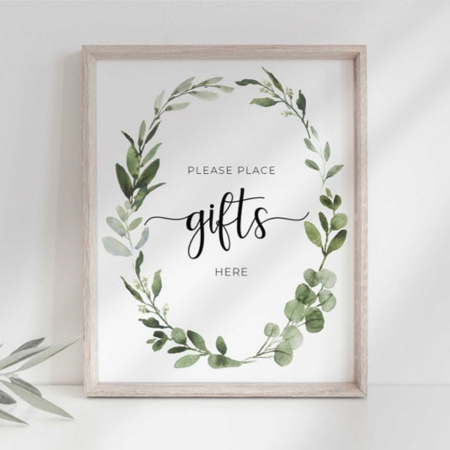 Bitte geben Sie Geschenke hier Party-Unterschrift Poster (Von Creator hochgeladen)