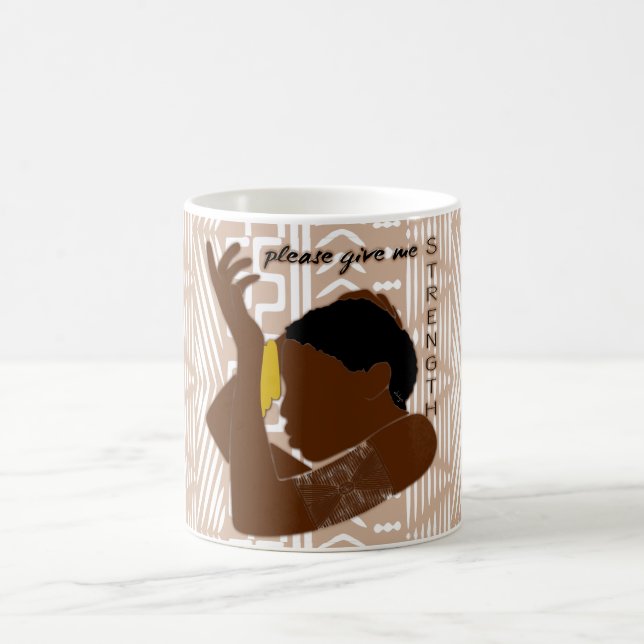 Bitte geben Sie mir Stärke Kaffeetasse (Mittel)