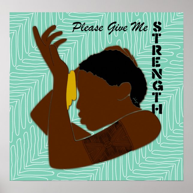 Bitte geben Sie mir Stärke Poster (Vorne)