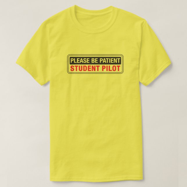 Bitte geben Sie nur an der Front des Patientenpilo T-Shirt (Design vorne)