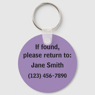 Bitte geben Sie verlorene Schlüssel zurück Schlüss Schlüsselanhänger