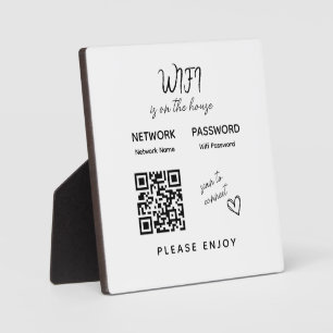 Bitte genießen Sie die WiFi-Kennwortprüfung, um QR Fotoplatte