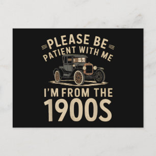 Bitte Haben Sie Geduld Mit Mir Ich Bin Aus Den 190 Feiertagspostkarte