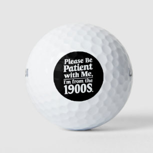 Bitte haben Sie Geduld mit mir, ich stamme aus den Golfball