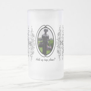 Bitte halt meine Taschen ~ Frosted Glass Mug 16oz Mattglas Bierglas