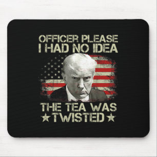 Bitte hatte ich keine Ahnung von dem Tee gefleckte Mousepad