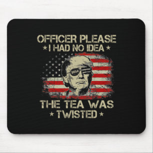 Bitte hatte ich keine Ahnung von dem Tee gefleckte Mousepad