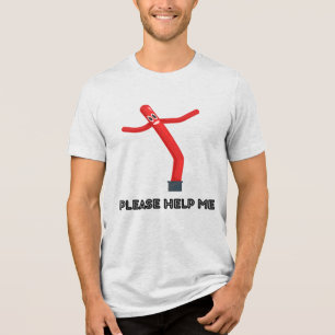 Bitte helfen Sie mir Tri-Blend Shirt