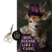 Bitte, ich kümmere mich um Sassy Deer Decoupage